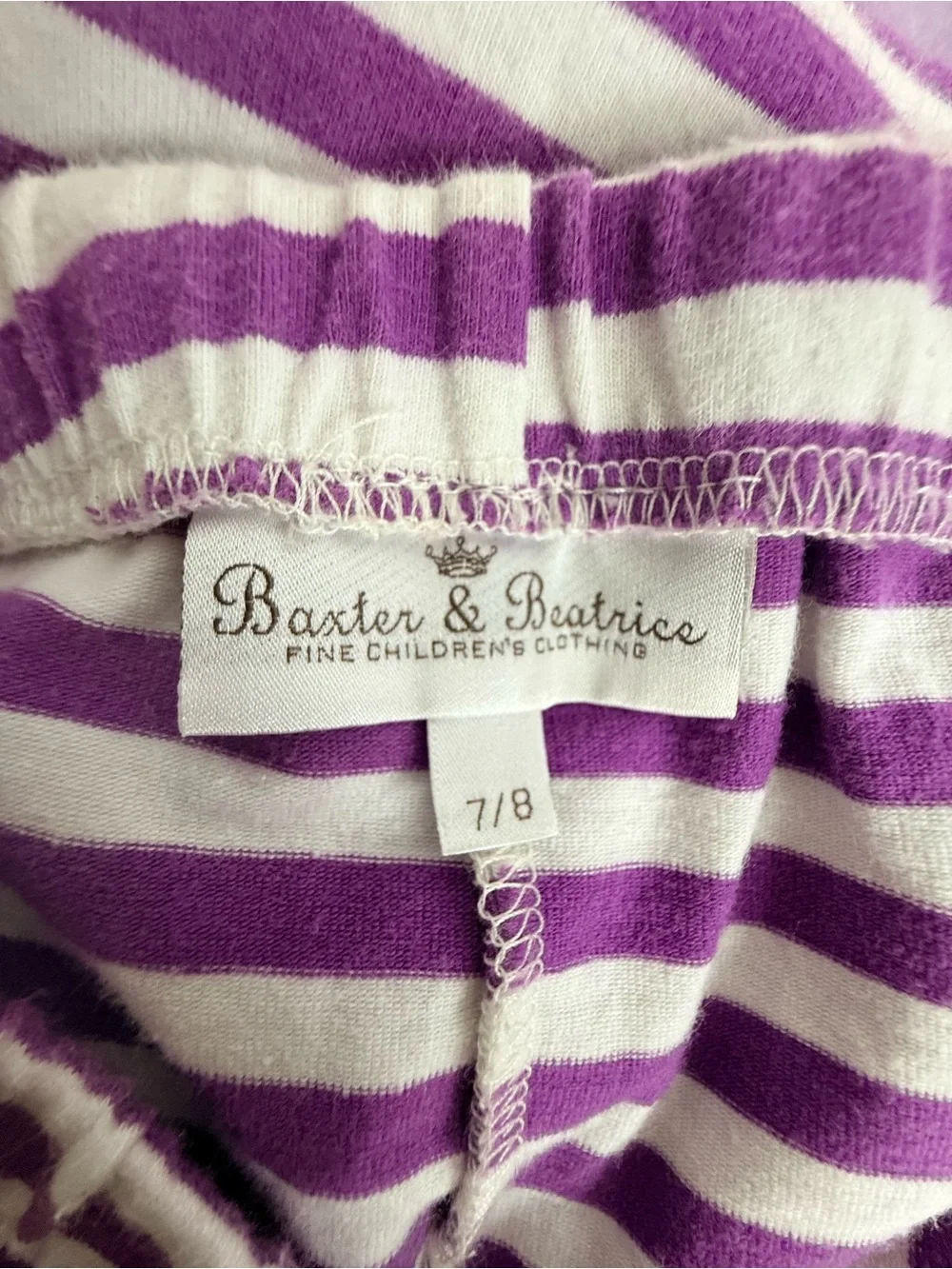 Baxter & Beatrice Girl’s Matching Set Purple Floral